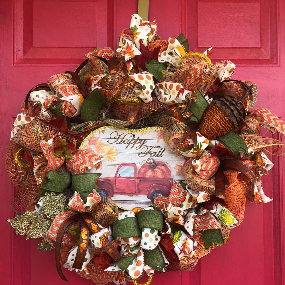 Happy Fall Wreath